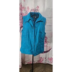 Relativity Large Teal Blue‎ Vest